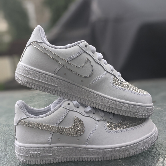 Crystal Air Force 1s - Picture 3 of 6